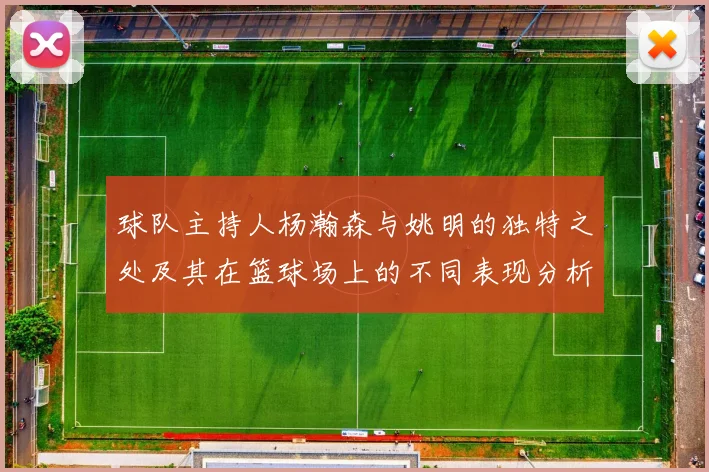 球队主持人杨瀚森与姚明的独特之处及其在篮球场上的不同表现分析